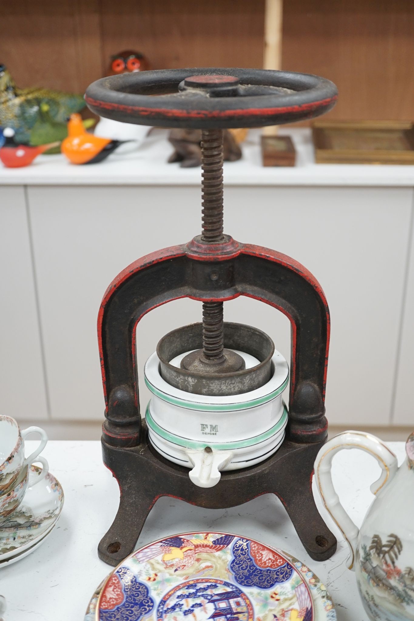 A Japanese eggshell porcelain service